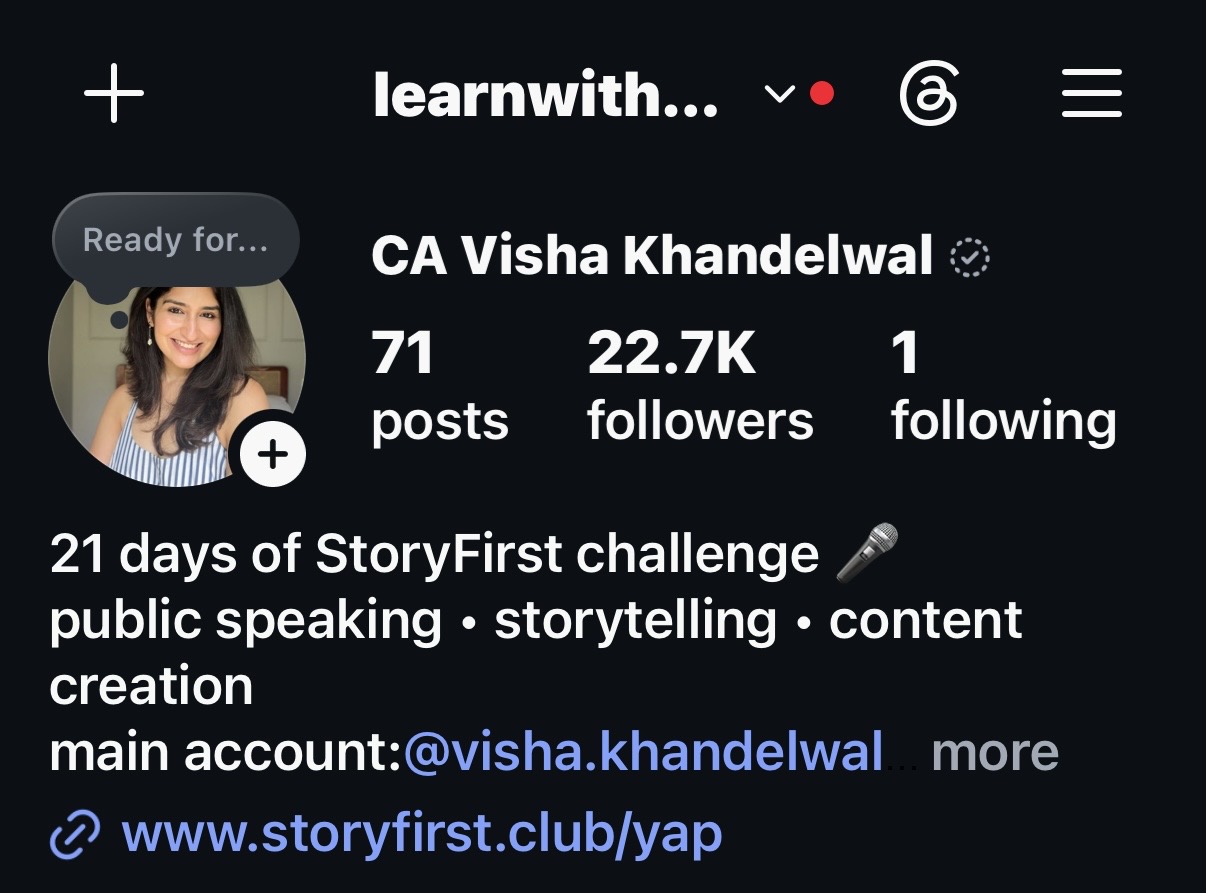 @learnwithvisha screenshot